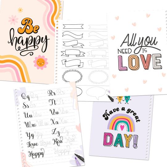 TOPModel set de hand lettering