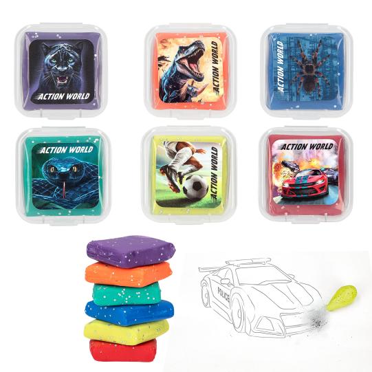 Goma de borrar moldeable Action World