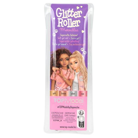 Set 4 Lápices Roller Glitter Metalizados TOPModel