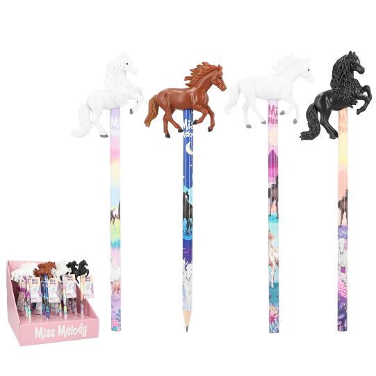 Miss Melody lápiz con figura caballo