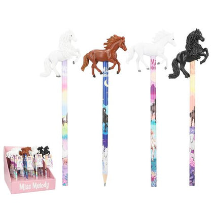 Miss Melody lápiz con figura caballo
