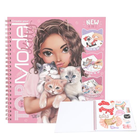 TopModel Crea tu libro de colorear - Kitty