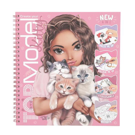 TopModel Crea tu libro de colorear - Kitty