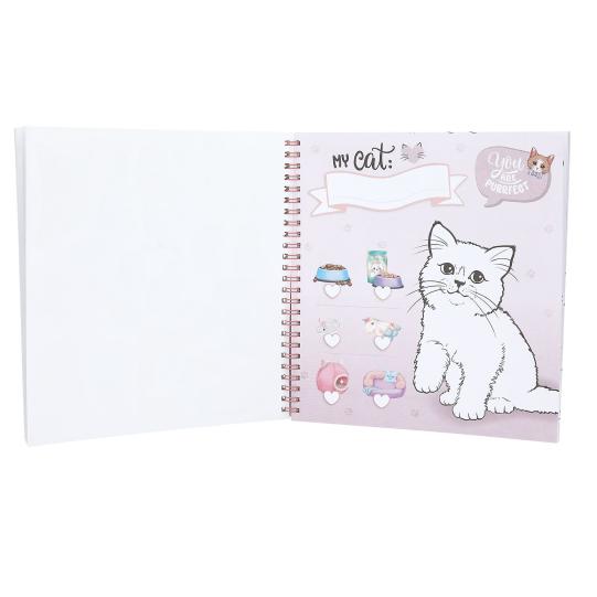 TopModel Crea tu libro de colorear - Kitty