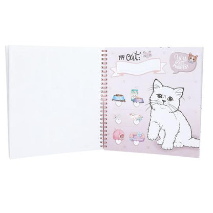 TopModel Crea tu libro de colorear - Kitty