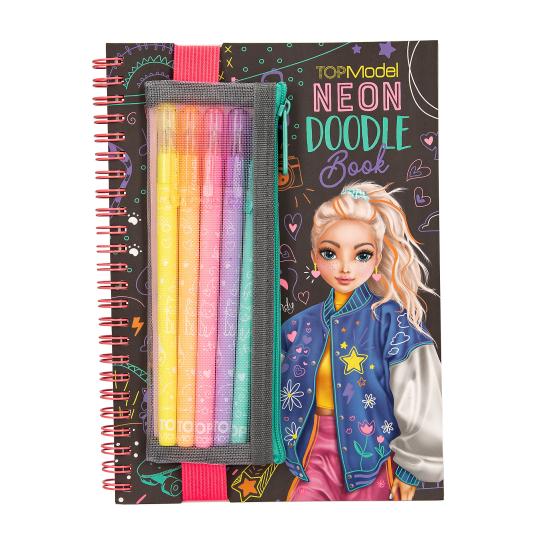 Libro para colorear con dibujos neón de TOPModel