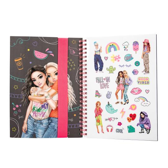 Libro para colorear con dibujos neón de TOPModel