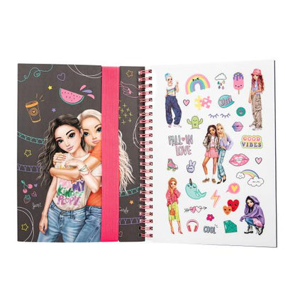 Libro para colorear con dibujos neón de TOPModel