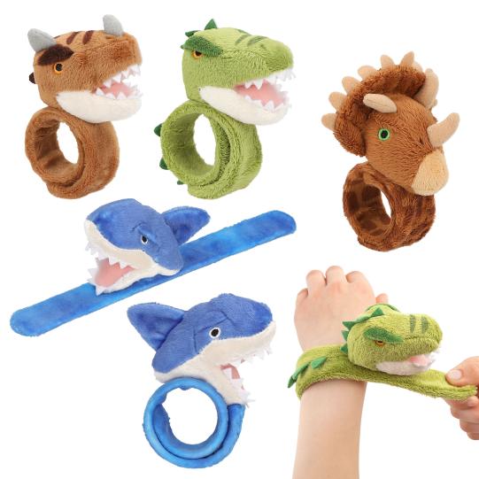 Dino World pulsera clic-clac de peluche