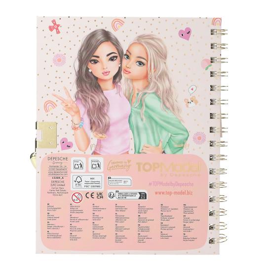 TOPModel diario con candado y pulsera