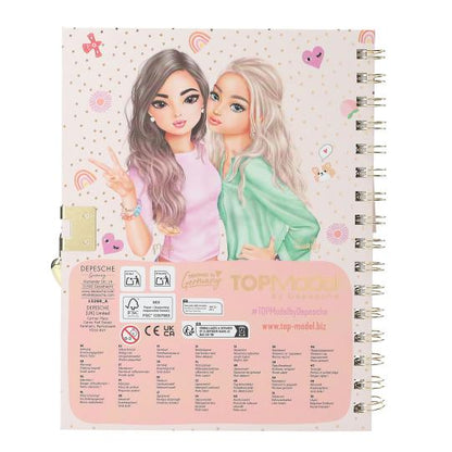 TOPModel diario con candado y pulsera