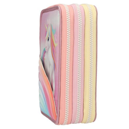 Estuche Triple Ylvi con lápices - color nube