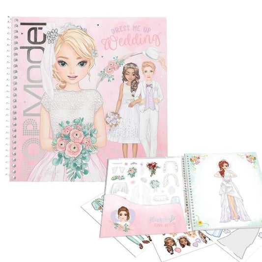 Cuaderno con Stickers TOPModel Dress me up - WEDDING