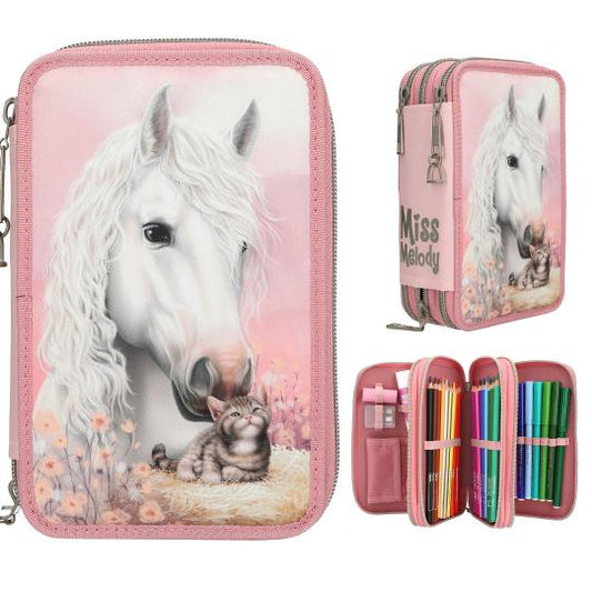 Estuche triple Miss Melody true friends