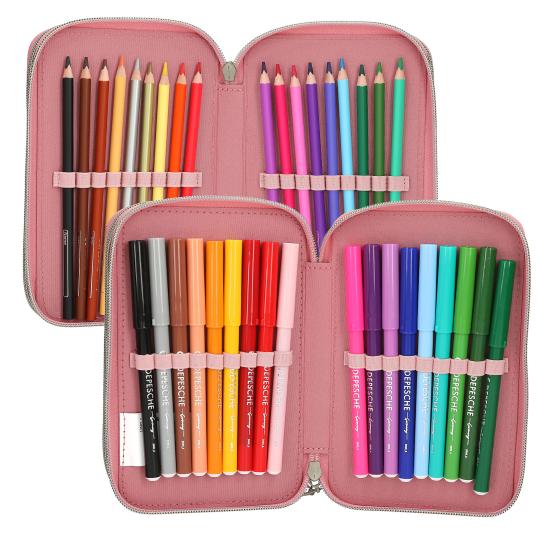 Estuche triple Miss Melody true friends
