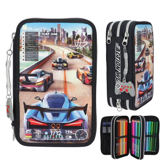Estuche triple Action World
