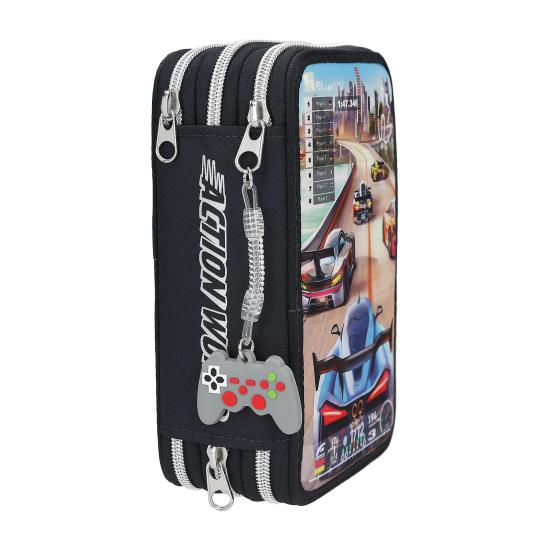 Estuche triple Action World