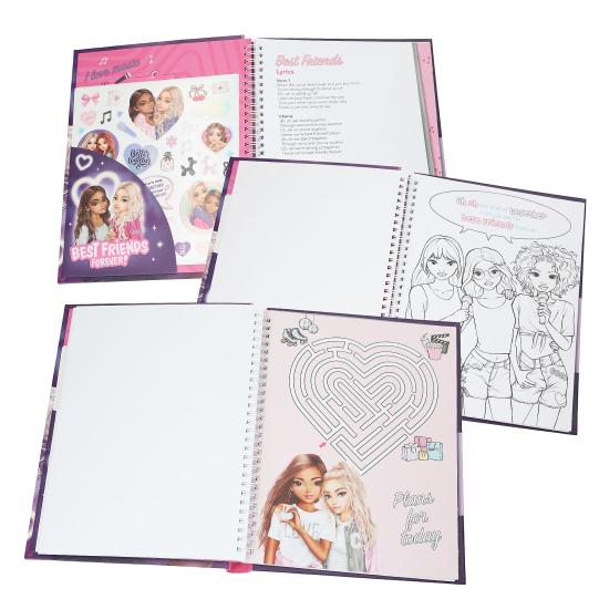 TOPModel libro para colorear con LED y sonido MY BFF