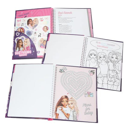 TOPModel libro para colorear con LED y sonido MY BFF