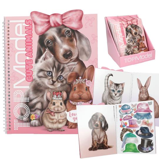 Libro de stickers Cute Animals de Top Model