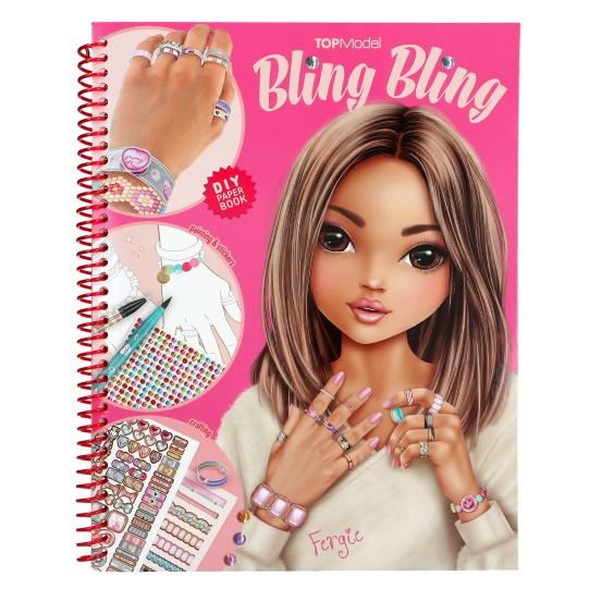 TOPModel Crea tu libro para colorear Bling Bling