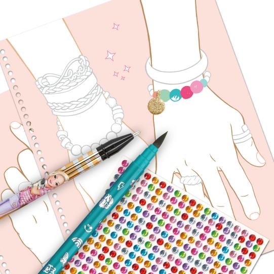 TOPModel Crea tu libro para colorear Bling Bling