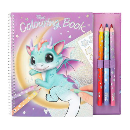 Libro para colorear del dragón de la suerte de Ylvi