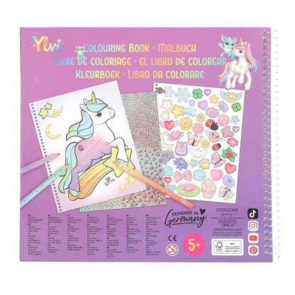 Libro para colorear del dragón de la suerte de Ylvi