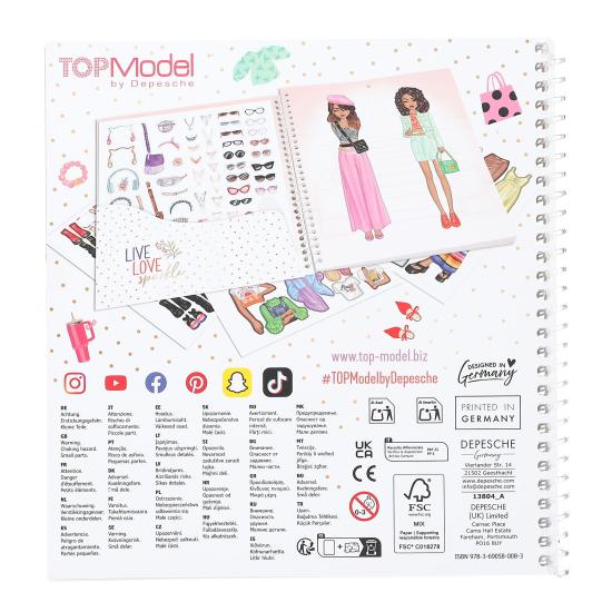 TOPModel cuaderno Dress Me Up