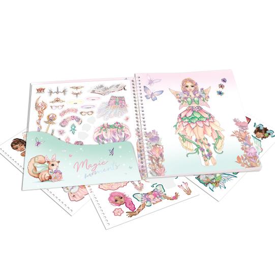 Cuaderno con calcomanías TOPModel Dress me up