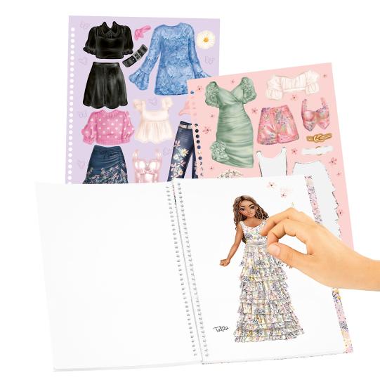 Libro stickers Top model dress me up - summer feeling