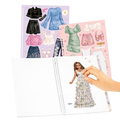 Libro stickers Top model dress me up - summer feeling