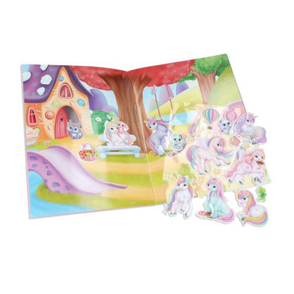 Libro de stickers Ylvi Create your Unicorn World