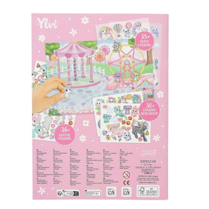Libro de stickers Ylvi Create your Unicorn World