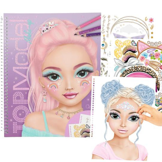 Libro de colorear TOPModel Make up