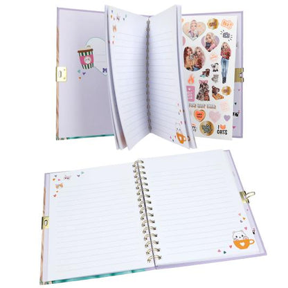 Cuaderno TOPModel con candado y pulsera