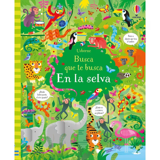 Libro y puzzle - EN LA SELVA 300 piezas