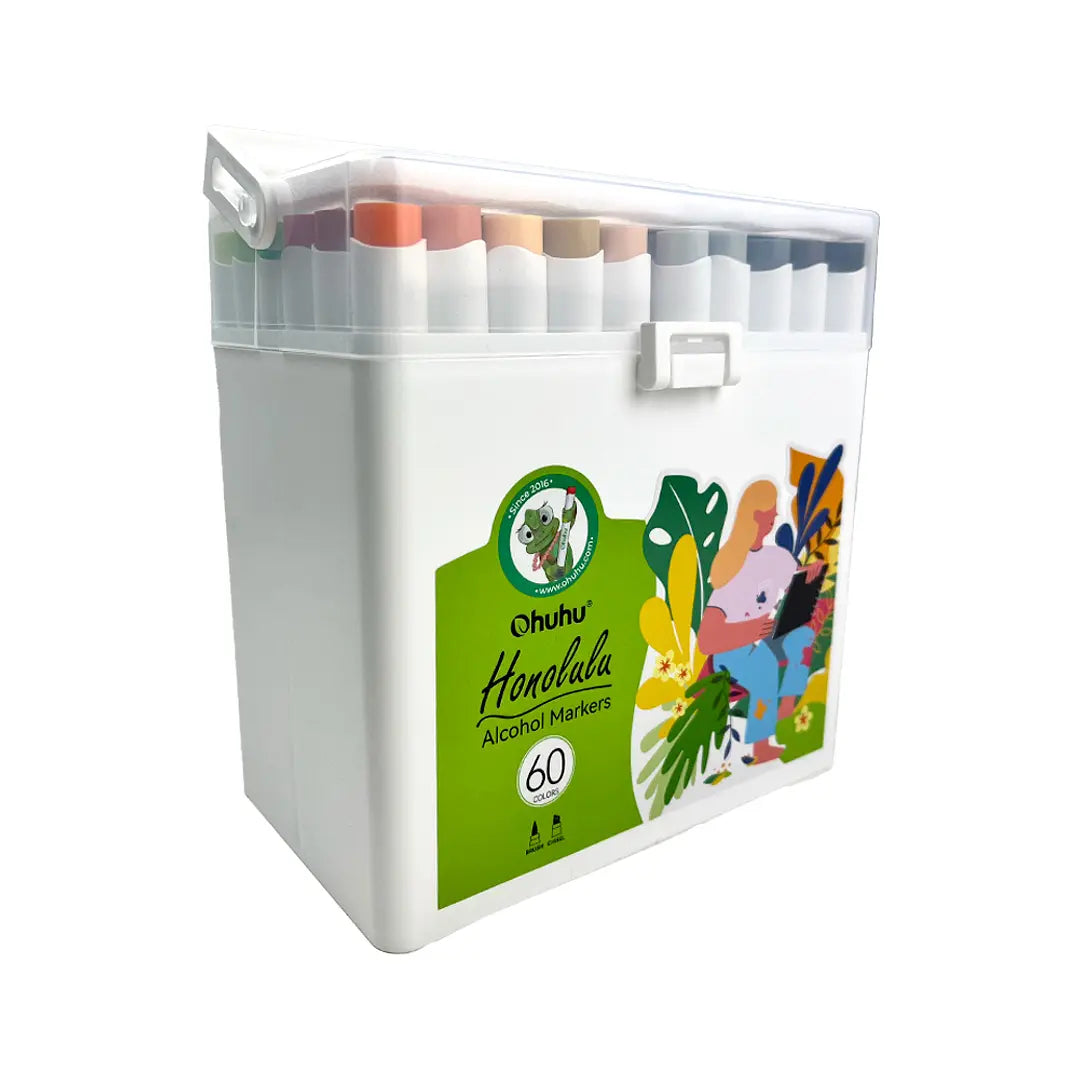 Set  60 Marcadores de Alcohol  doble punta Edición limitada Honolulu