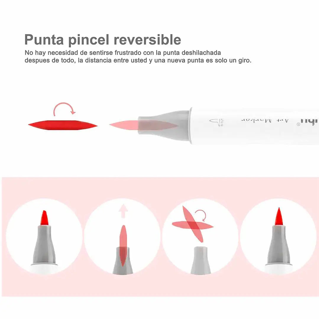 Set  60 Marcadores de Alcohol  doble punta Edición limitada Honolulu