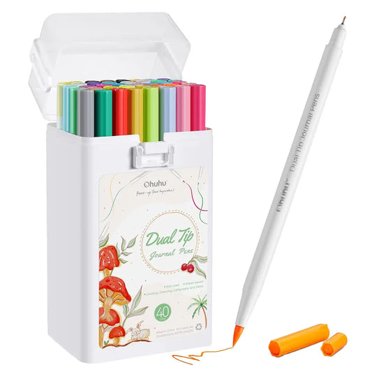 Set de 40 marcadores Dual Tip Journaling