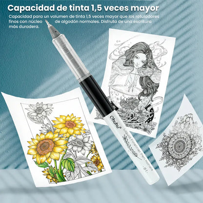 Set de 9 tiralíneas Kohala de tinta continua