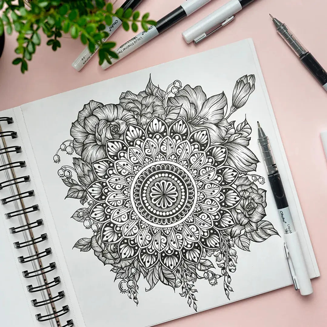 Set de 9 tiralíneas Kohala de tinta continua