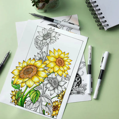 Set de 9 tiralíneas Kohala de tinta continua