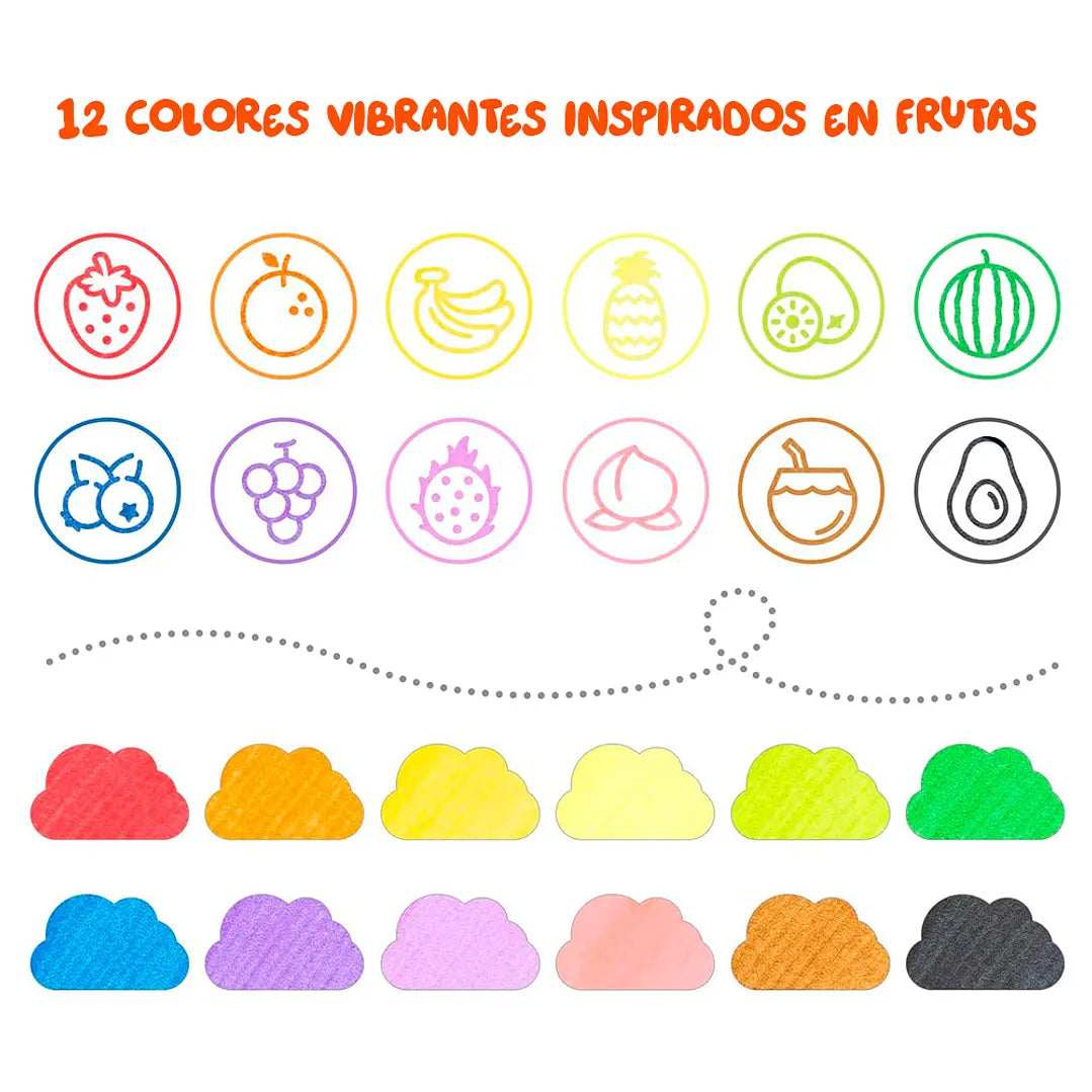 Set 12 marcadores Kainani stamper