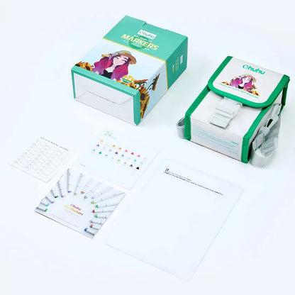 Set 40 marcadores serie OAHU de alcohol doble punta