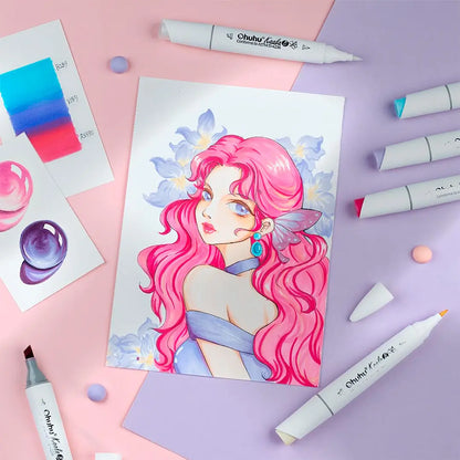 Set  60 marcadores de Alcohol Serie  Kaala B