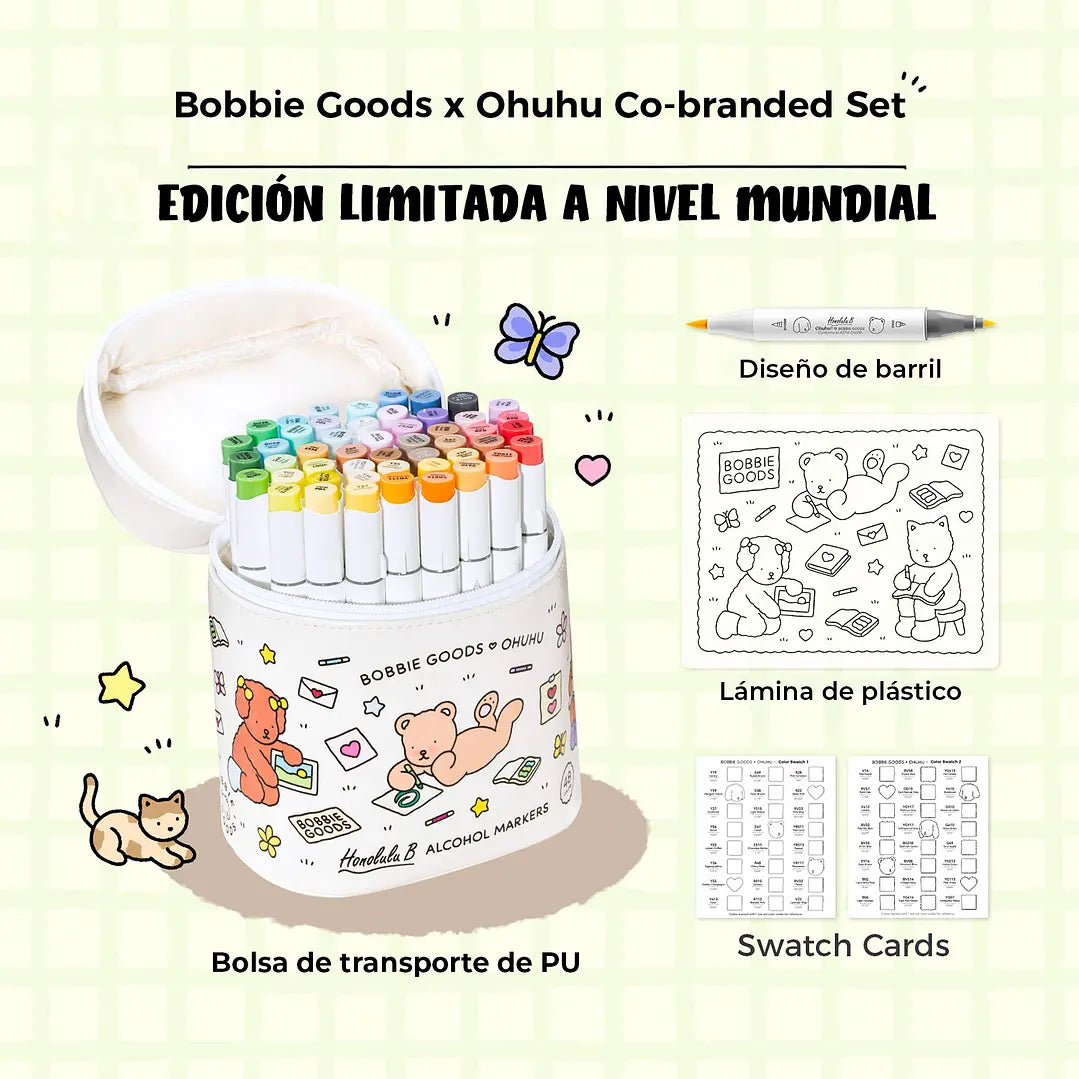 Set 48 marcadores Bobbie Goods Honolulu B Edición limitada