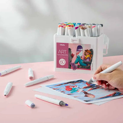 Set  60 marcadores de Alcohol Ilustración Tone