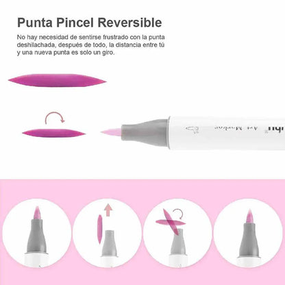 Set de 48 Marcadores de Alcohol serie Honolulu B