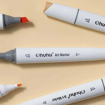 Set 24 Marcadores serie Kaala de Alcohol Tonos Piel